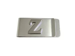 Letter Z Monogram Money Clip