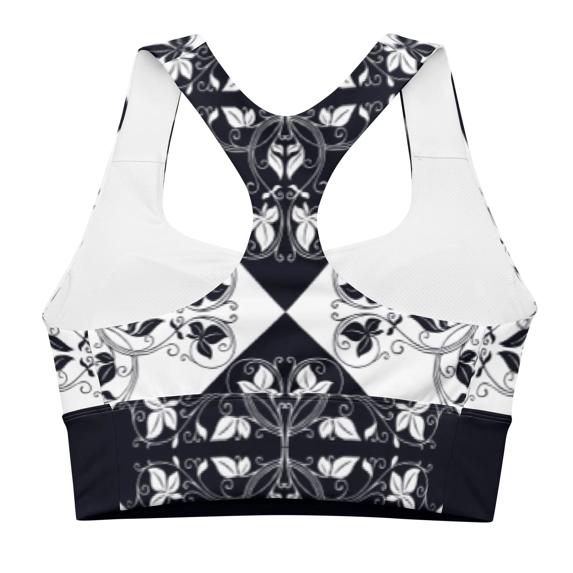 Longline sports bra Xari Navy