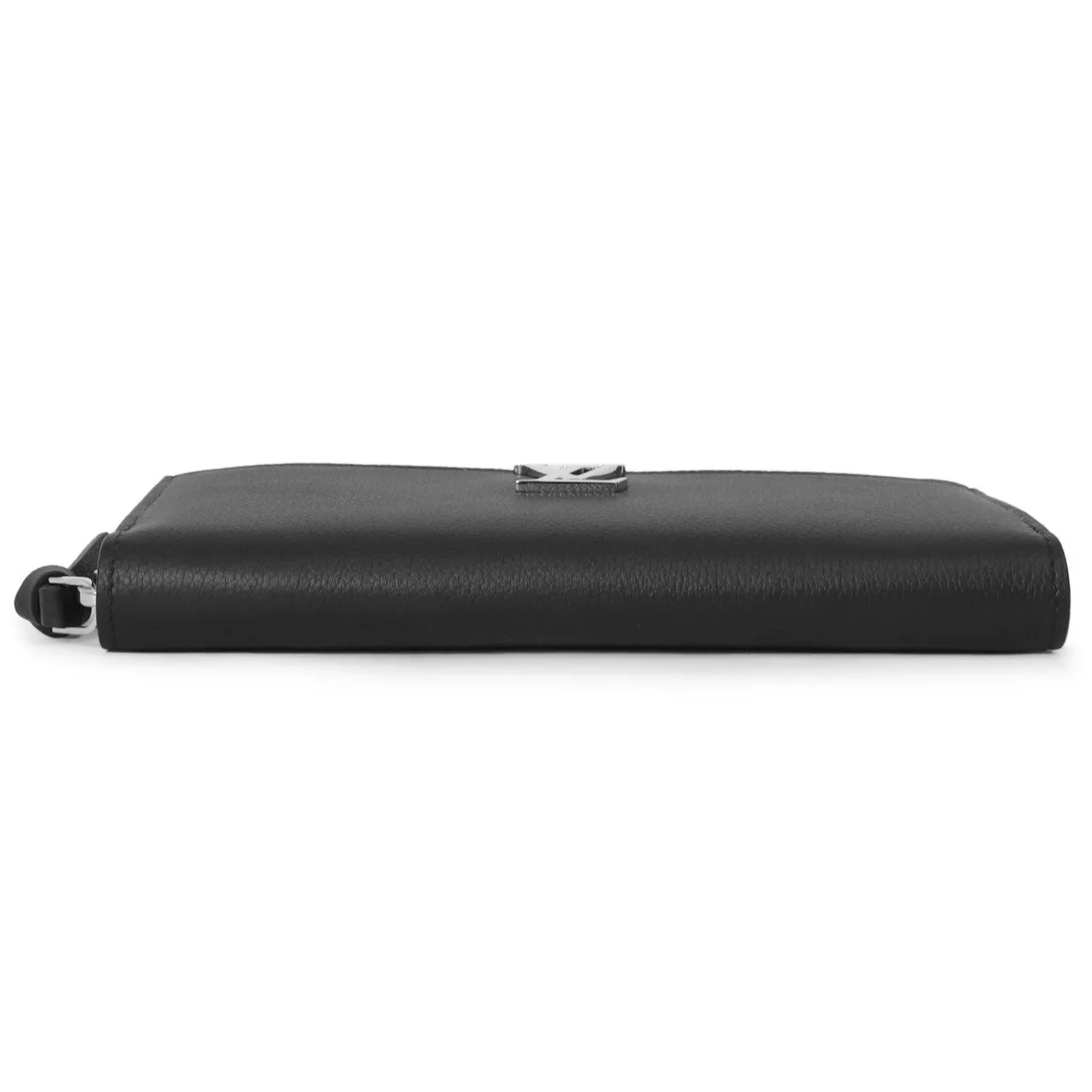 Louis Vuitton Black Calfskin Lockme Zippy Wallet
