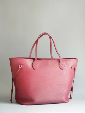 Louis Vuitton Epi Leather Neverfull Bag Red (Date Code: FL2133)