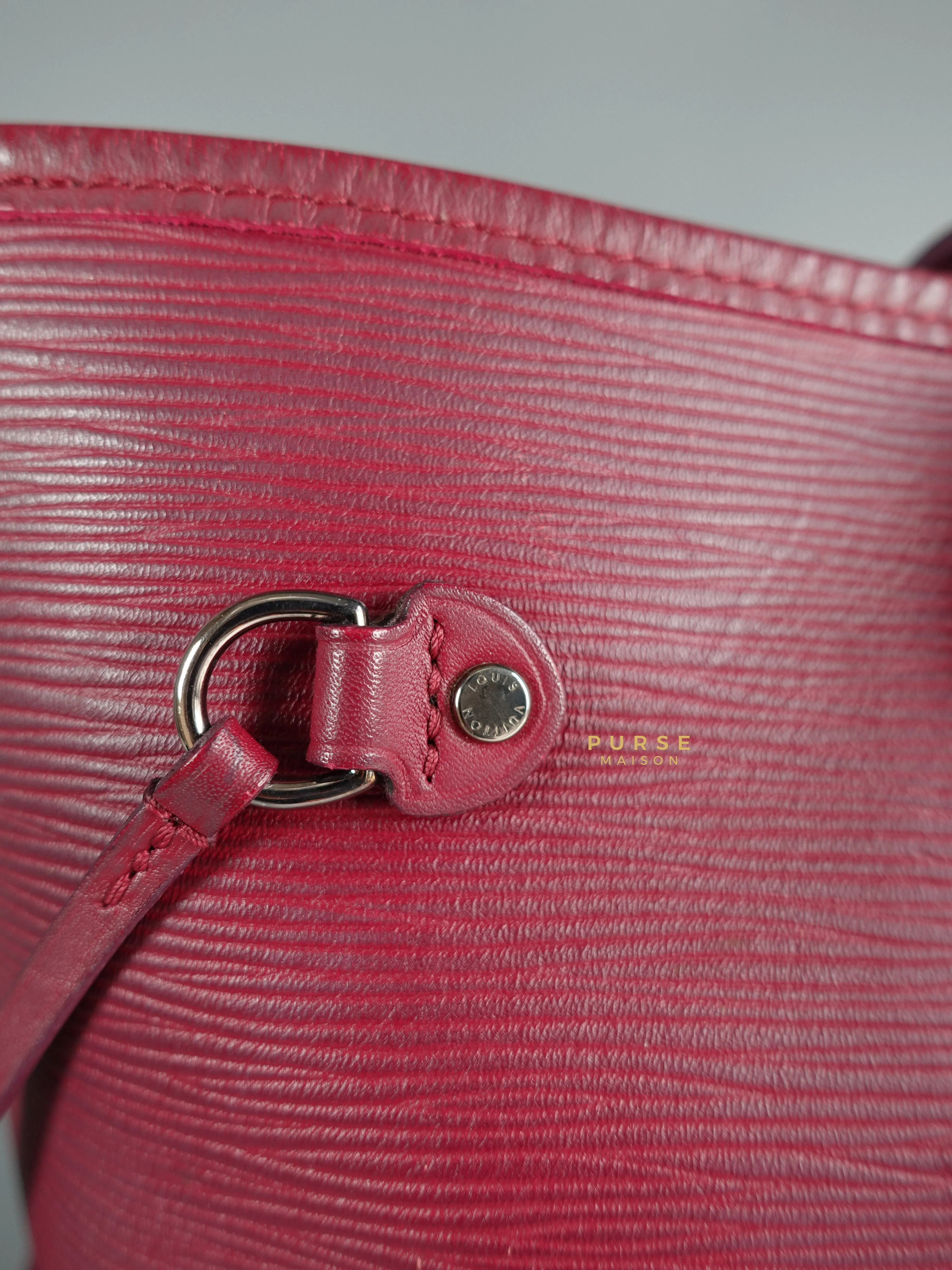 Louis Vuitton Epi Leather Neverfull Bag Red (Date Code: FL2133)