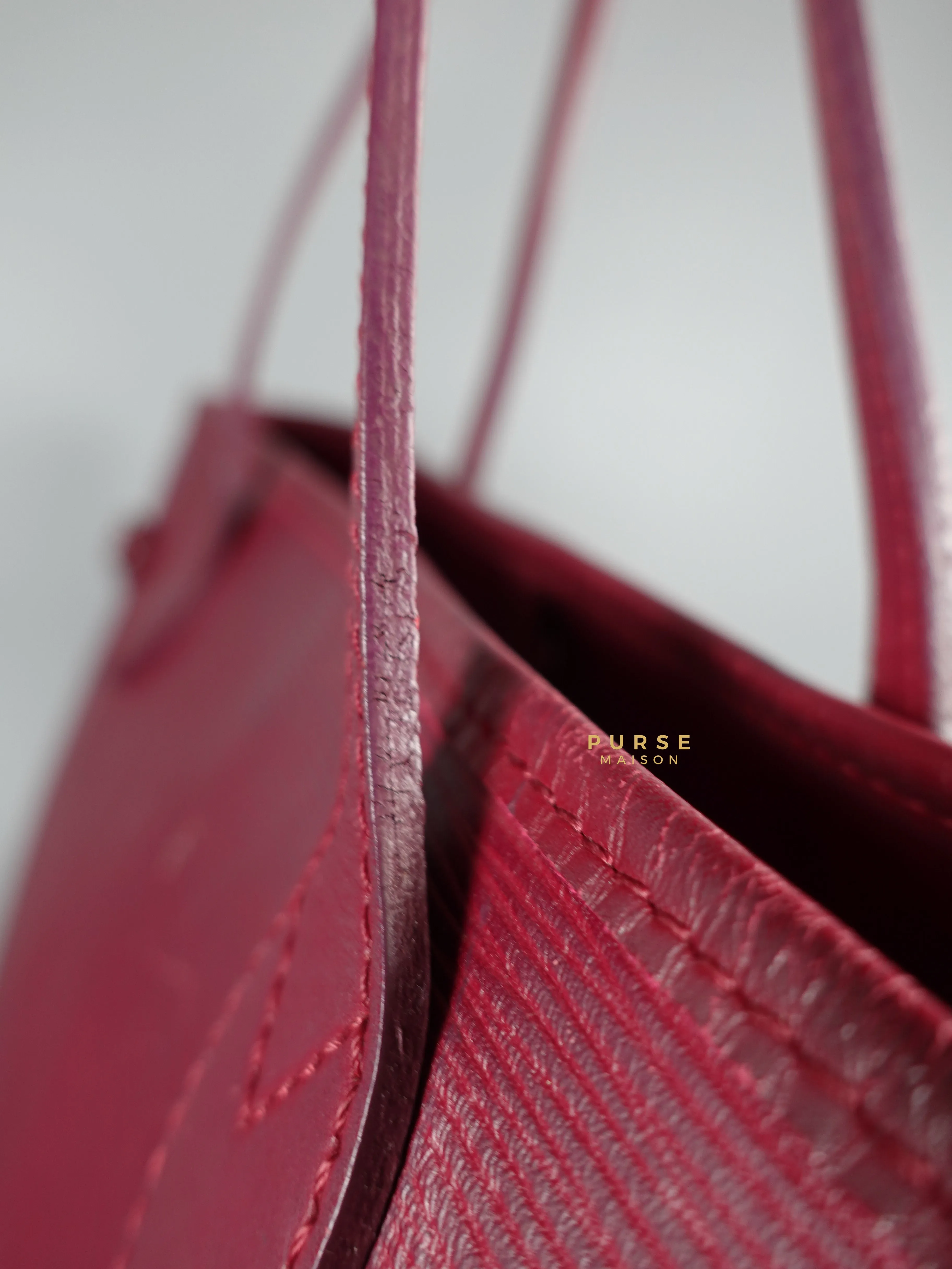 Louis Vuitton Epi Leather Neverfull Bag Red (Date Code: FL2133)