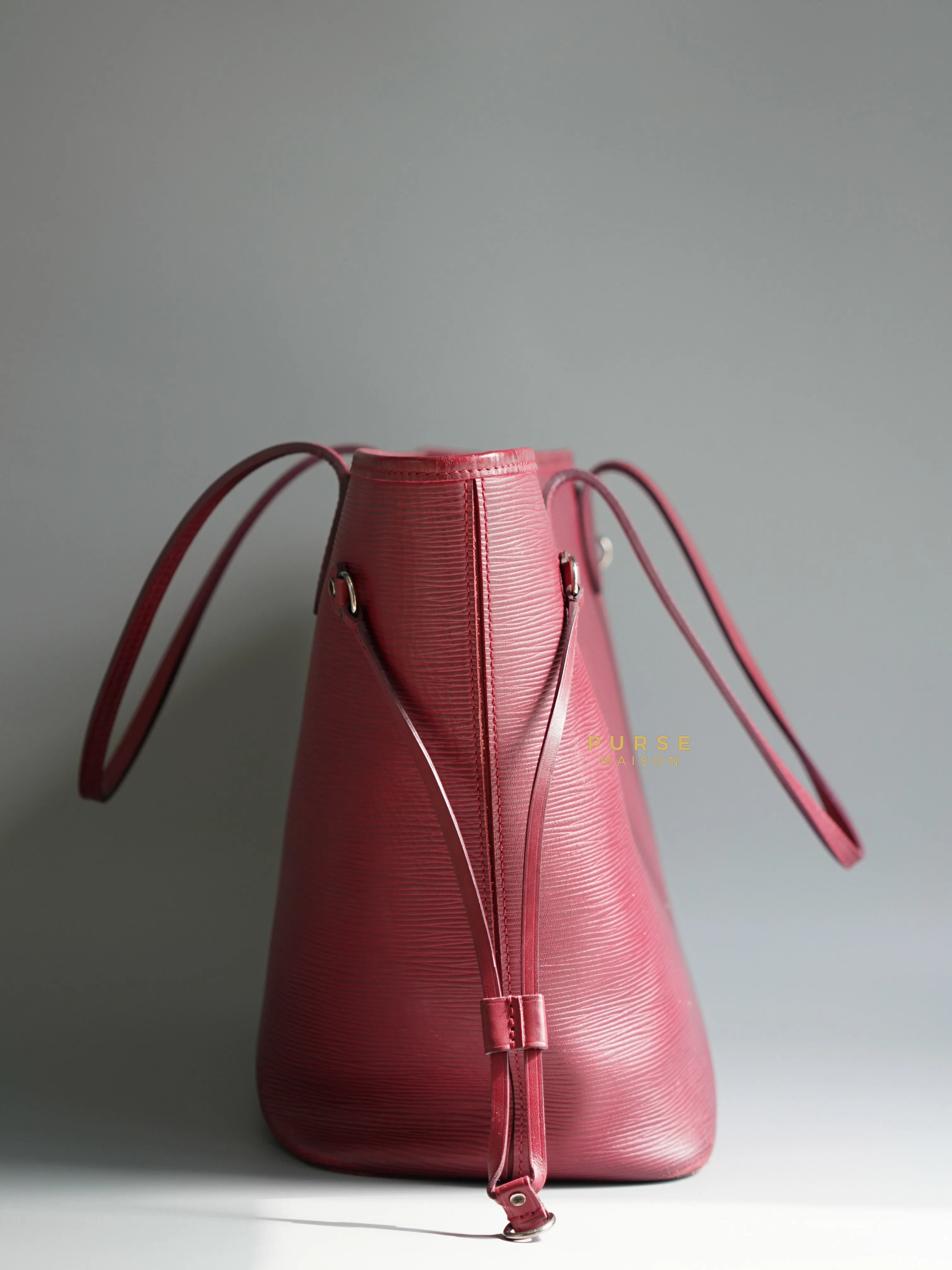 Louis Vuitton Epi Leather Neverfull Bag Red (Date Code: FL2133)