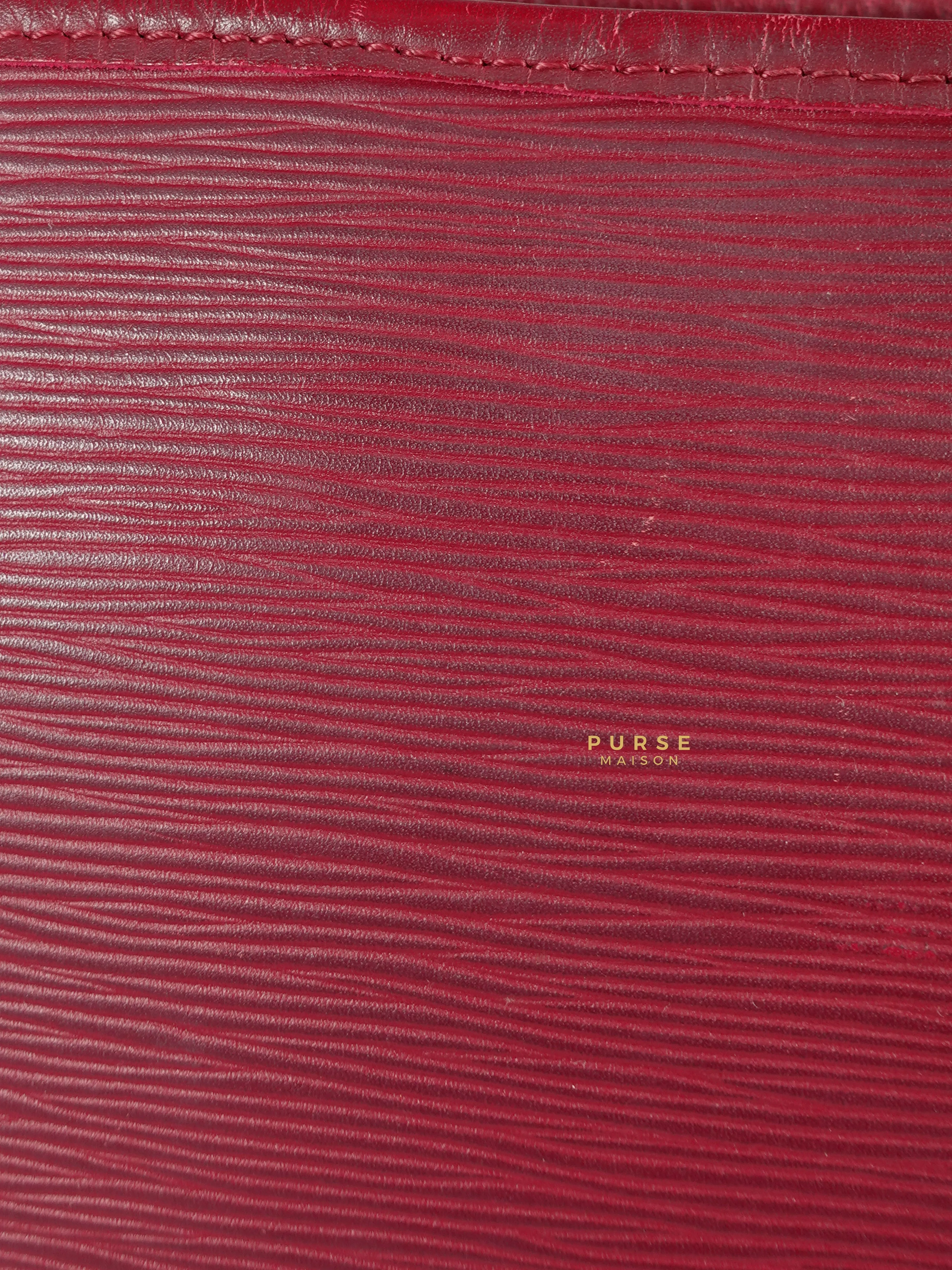 Louis Vuitton Epi Leather Neverfull Bag Red (Date Code: FL2133)