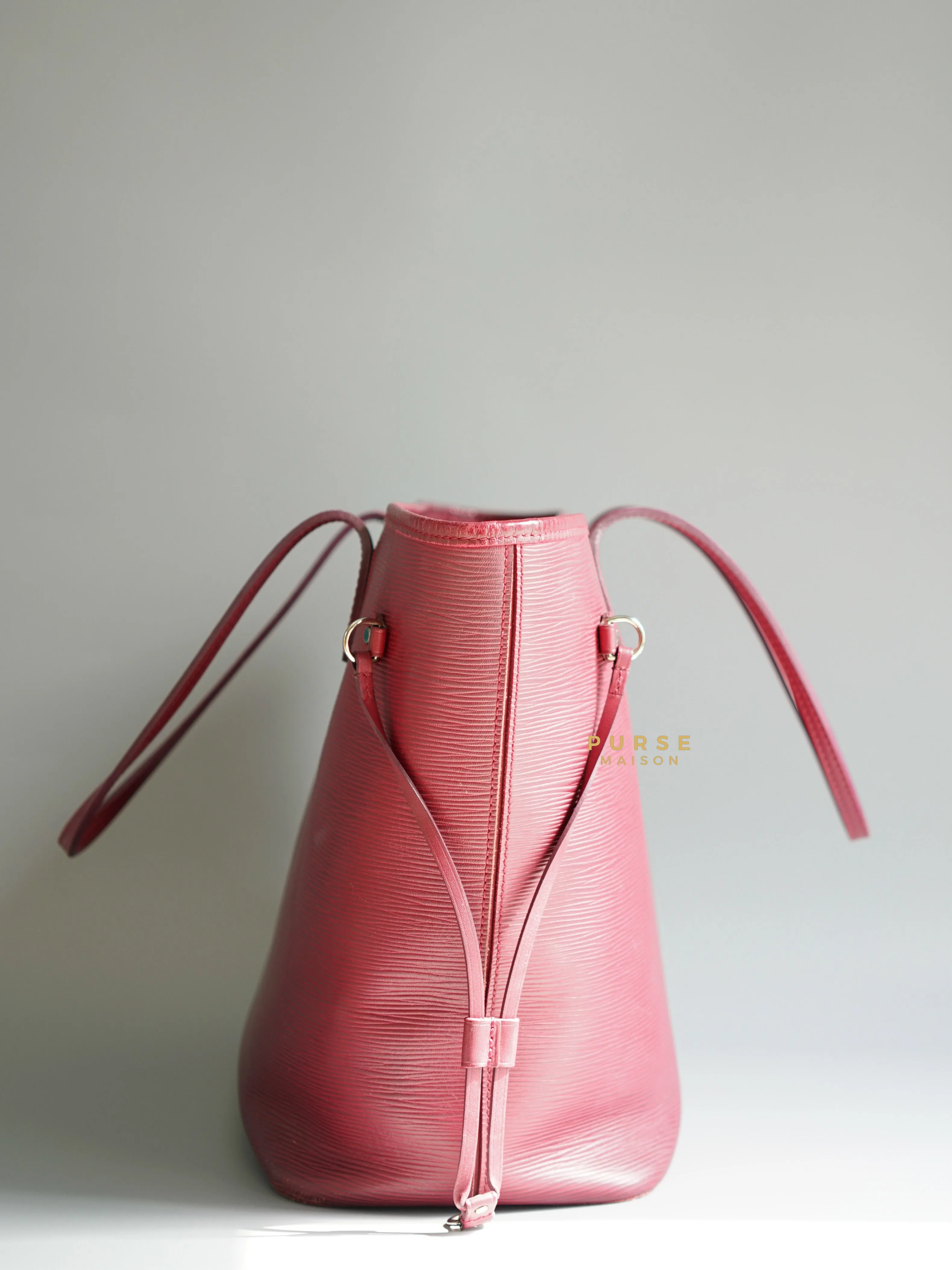 Louis Vuitton Epi Leather Neverfull Bag Red (Date Code: FL2133)