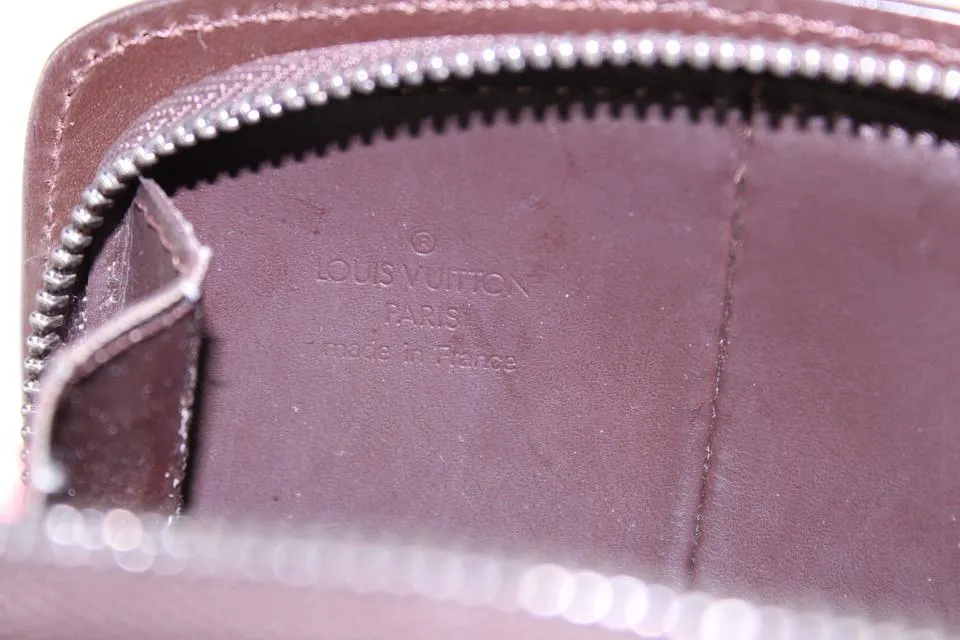 Louis Vuitton Moka Brown Epi Leather Demi Lune Zippy Coin Purse 14lvs1230
