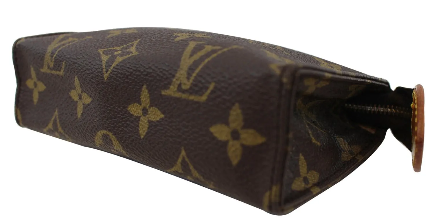 LOUIS VUITTON Monogram Poche Toilette 15 Cosmetics Pouch