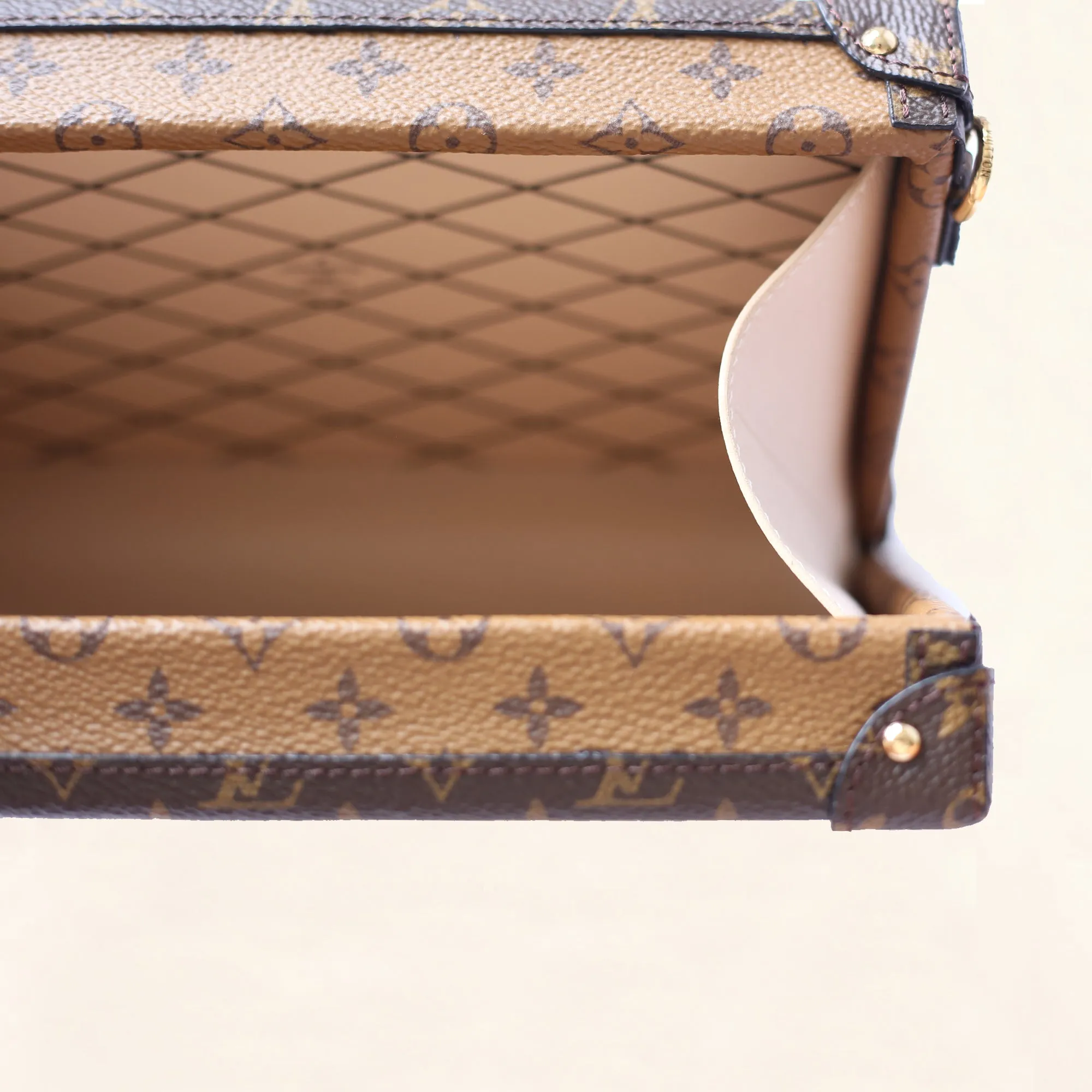 Louis Vuitton | Monogram Reverse Canvas Petite Malle | OS