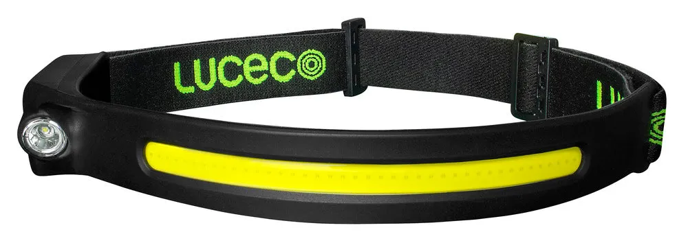 Luceco LILHF35P65 Flexable Headtorch with Motion Sensor 350lm 150lm USB Rechargeable