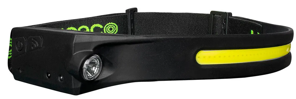Luceco LILHF35P65 Flexable Headtorch with Motion Sensor 350lm 150lm USB Rechargeable