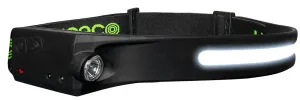 Luceco LILHF35P65 Flexable Headtorch with Motion Sensor 350lm 150lm USB Rechargeable