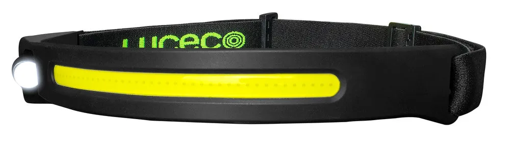 Luceco LILHF35P65 Flexable Headtorch with Motion Sensor 350lm 150lm USB Rechargeable