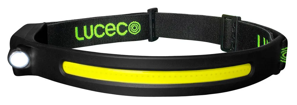 Luceco LILHF35P65 Flexable Headtorch with Motion Sensor 350lm 150lm USB Rechargeable