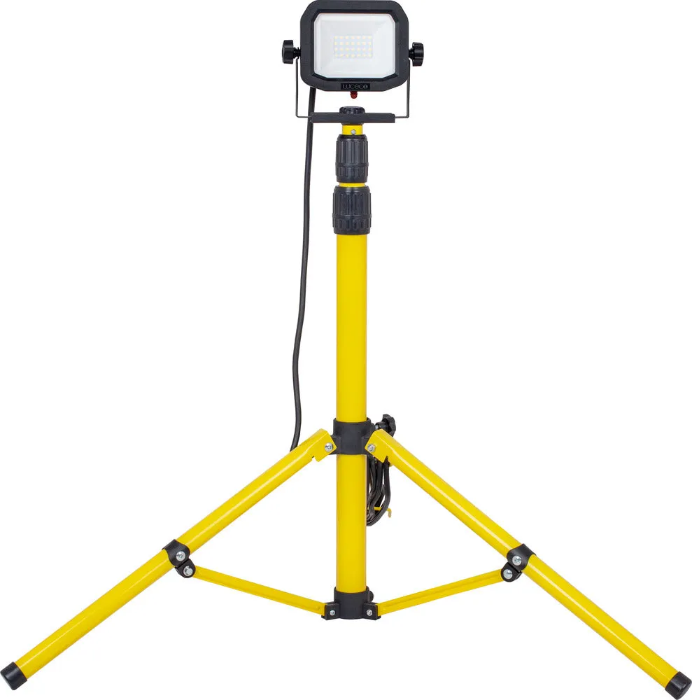 Luceco LSLSTW201V Site 110V Single Head Tripod Work Light 2000lm 20W