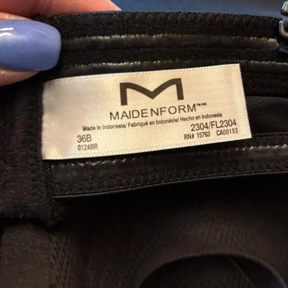 Maidenform NWT Women's Firm Control Strapless Convertible Full Slip 36B