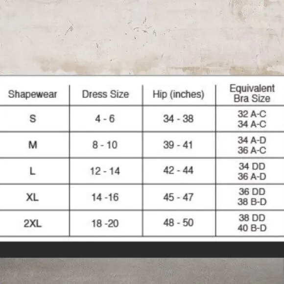 Maidenform NWT Women's Firm Control Strapless Convertible Full Slip 36B