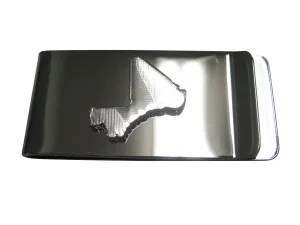 Mali Map Shape and Flag Design Money Clip