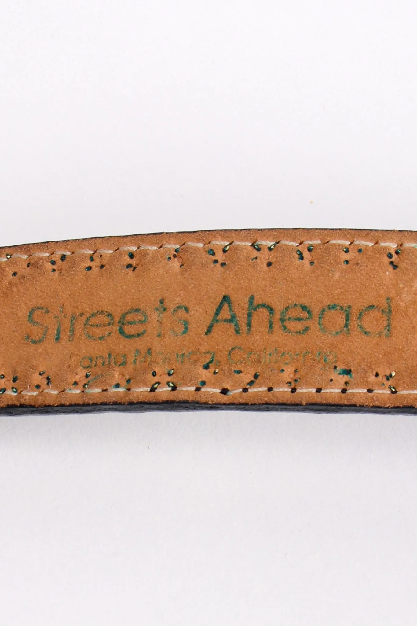 Maltese Cross Leather Chain Belt