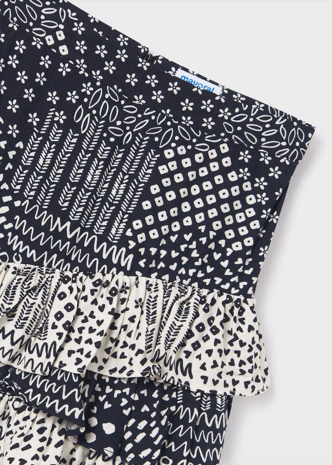 mayoral 7950 printed skirt