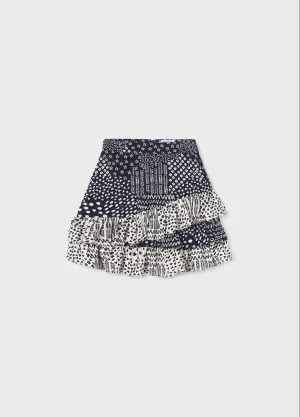 mayoral 7950 printed skirt