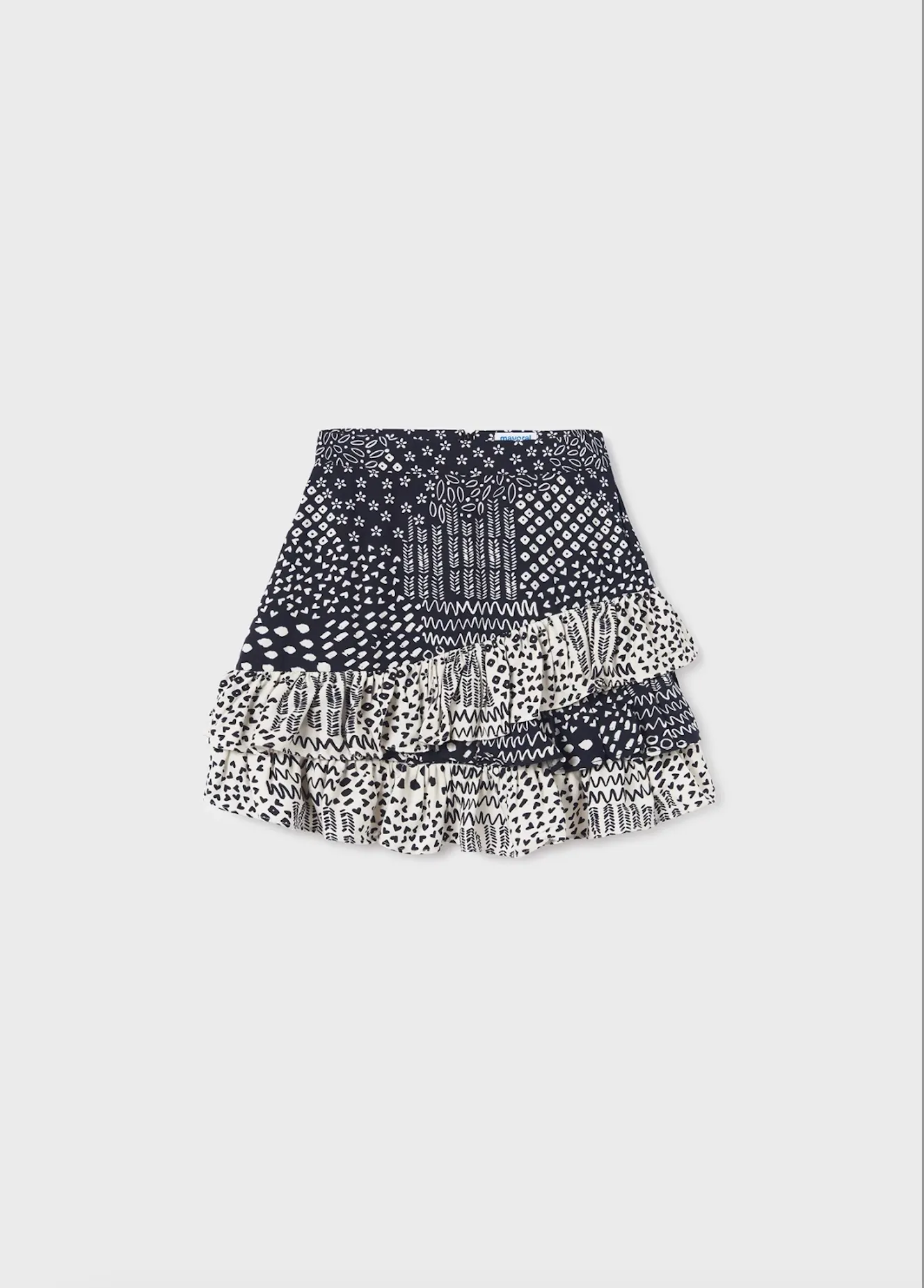 mayoral 7950 printed skirt