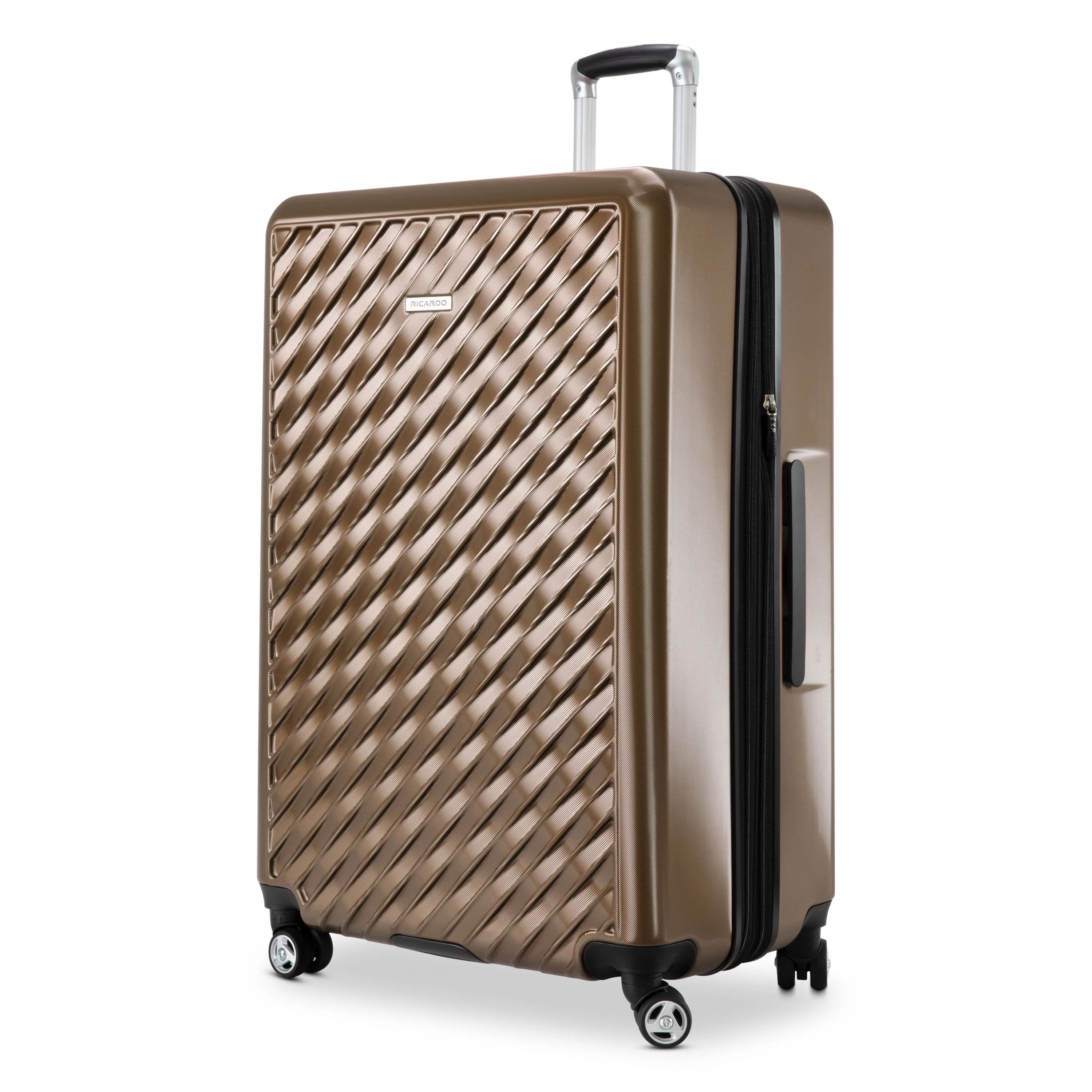 Melrose Hardside Large Checked Spinner Luggage