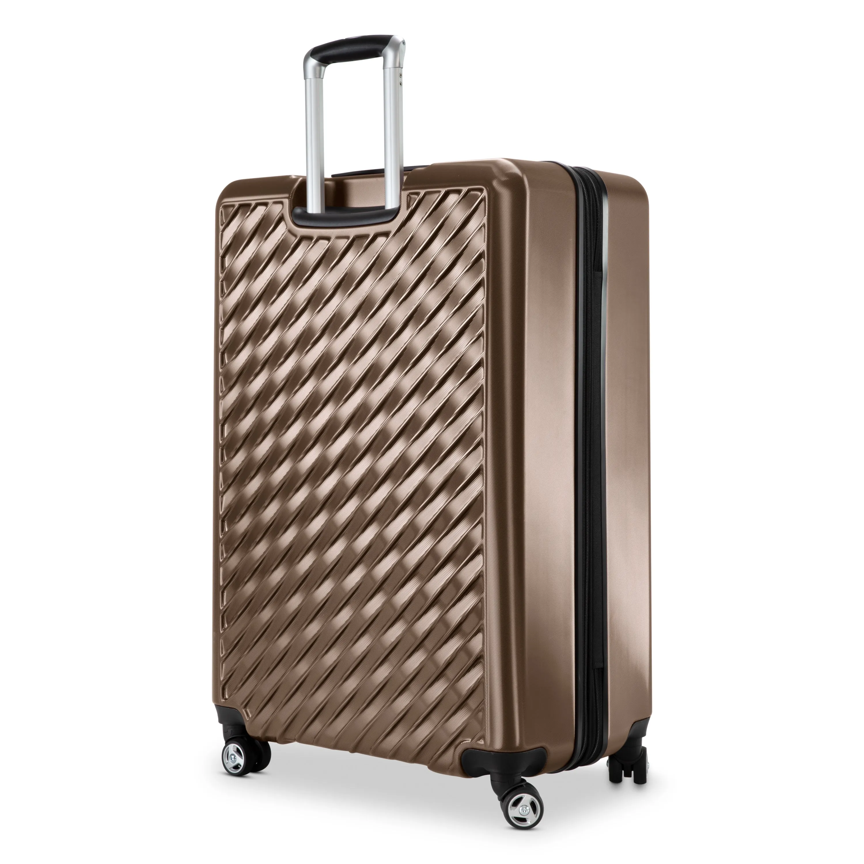 Melrose Hardside Large Checked Spinner Luggage