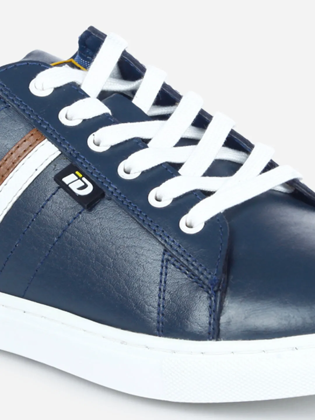 Men's Blue Lace Up  Casual Sneaker (ID3056)