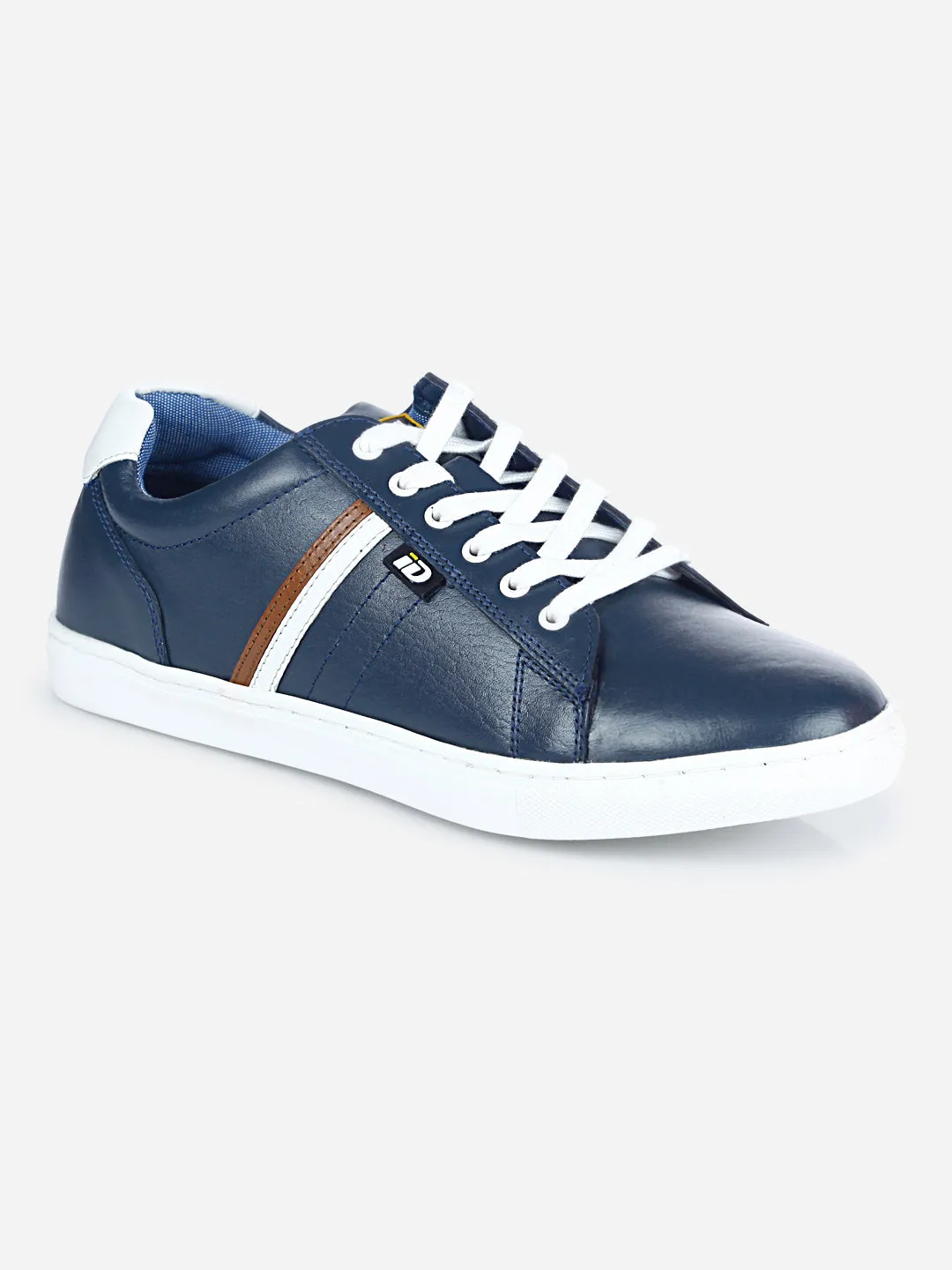 Men's Blue Lace Up  Casual Sneaker (ID3056)