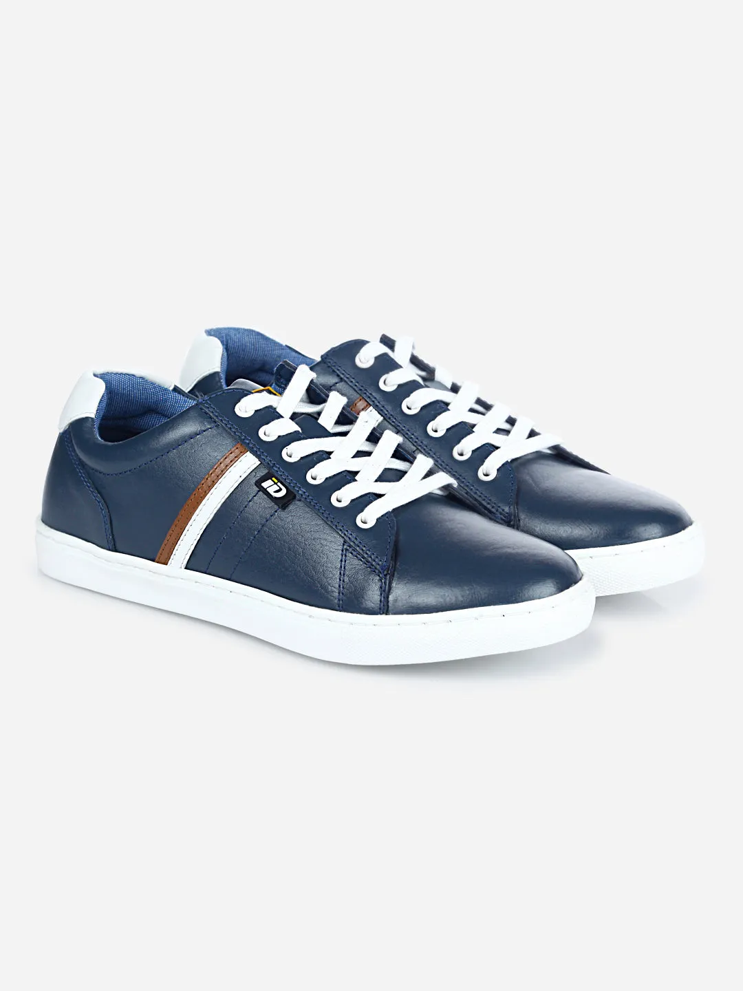 Men's Blue Lace Up  Casual Sneaker (ID3056)