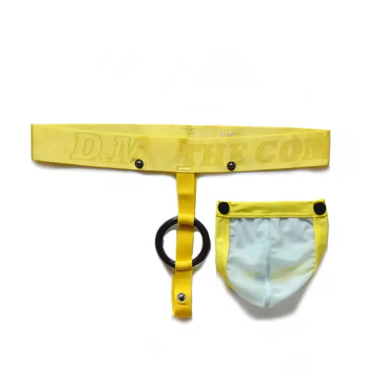 Men’s D.M. Detachable Pouch Cock Ring Mesh Thong