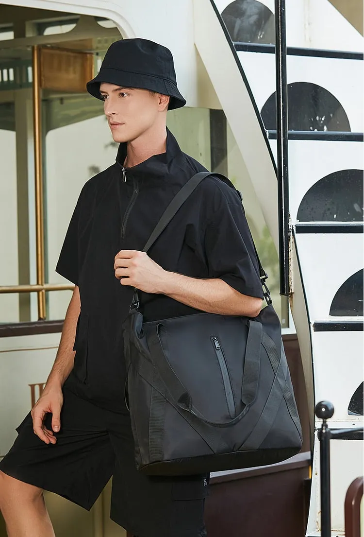 Men's Tote Bag Essentials Shoulder Bag Crossbody Bag in Black, One Size
