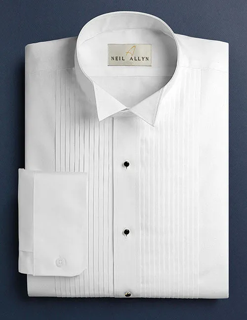 Men's Wing Collar Tuxedo Shirt