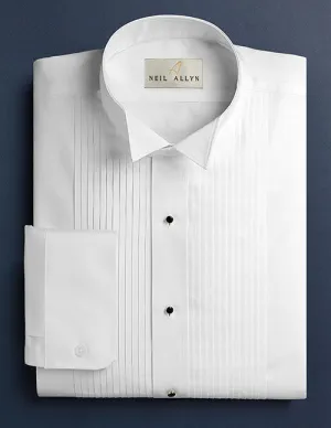 Men's Wing Collar Tuxedo Shirt