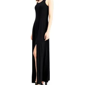 MICHAEL Kors MK Double Strap Side Slit Maxi Dress