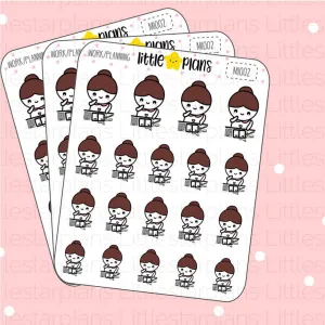 Mimi - Planning, Working, Studying Planner Stickers