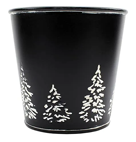 Mini Christmas Tree Buckets (Black, Case of 50)