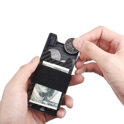Minimalist Carbon Fiber Slim Wallet