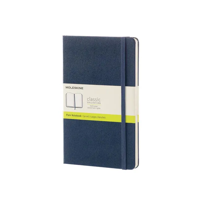 Moleskine Classic Large (A5) Hardcover Notebook - Sapphire Blue