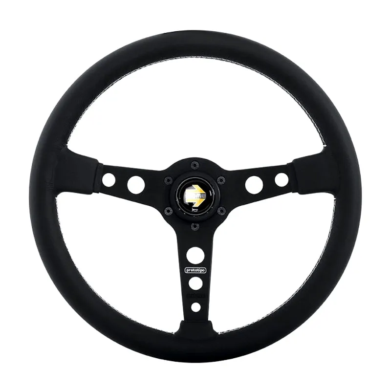 MOMO Steering Wheel Prototipo 370 Black Spoke