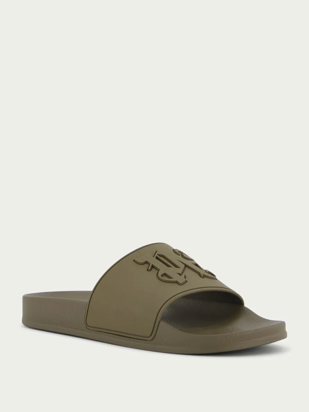 Monogram-Embossed Slides
