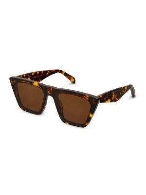 MOODY - Sunglasses • Brown Tortoise