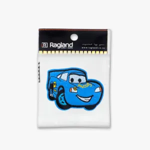 Motif Iron On Badge - BLUE MCQUEEN
