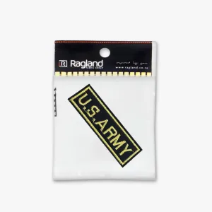 Motif Iron On Badge - U.S ARMY GOLD