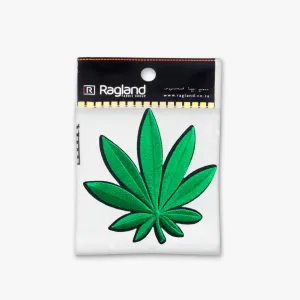 Motif Iron On Badge - WEED LEAF