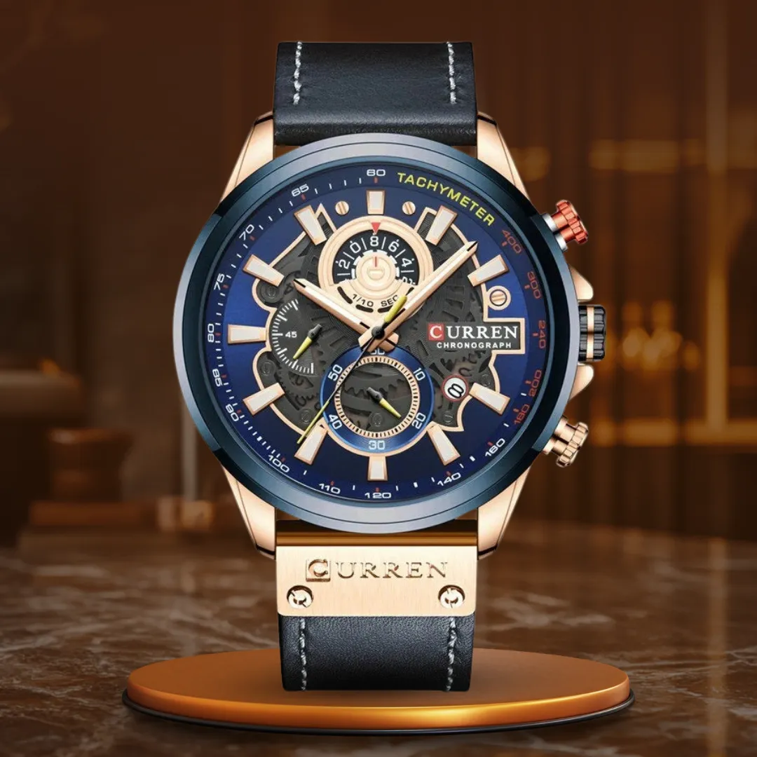 MULTIFUNCTIONAL QUARTZ CALENDAR CLOCK