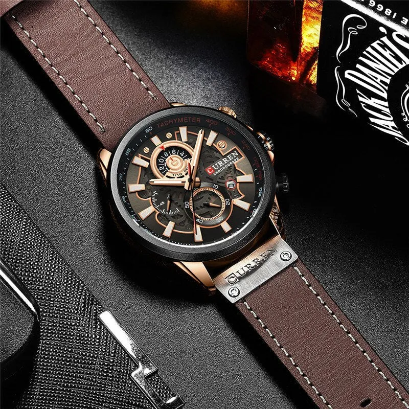 MULTIFUNCTIONAL QUARTZ CALENDAR CLOCK
