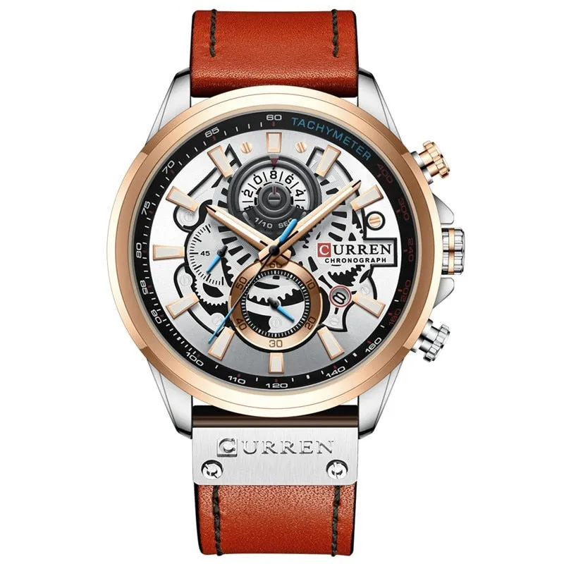 MULTIFUNCTIONAL QUARTZ CALENDAR CLOCK