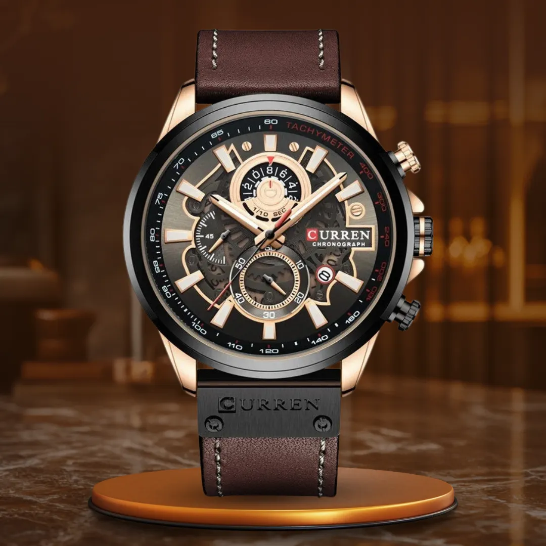 MULTIFUNCTIONAL QUARTZ CALENDAR CLOCK