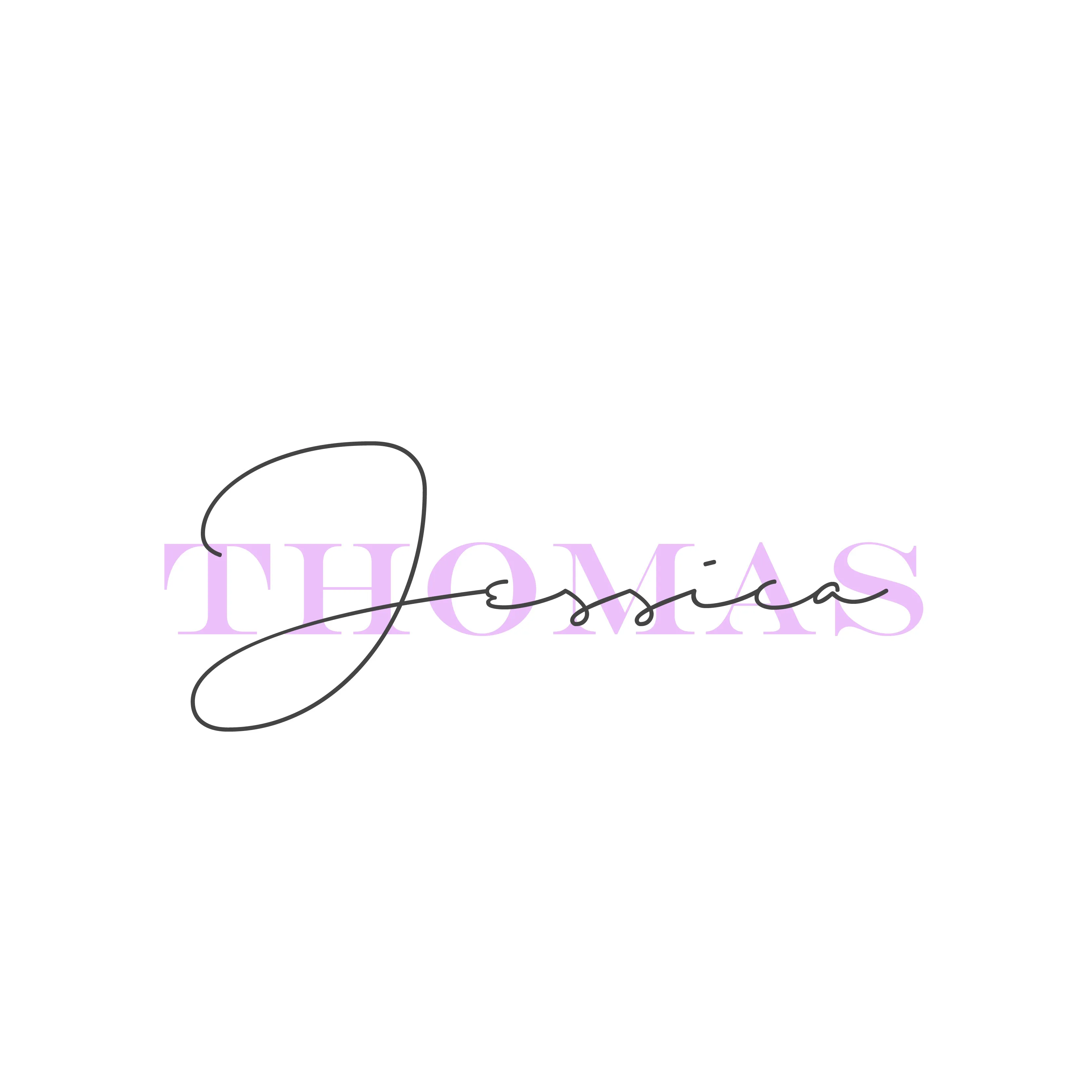 Name Logo - Rose Gold Logo - Mint Logo - Calligraphy Logo - Initials Logo - Small Business Personal Logo Watermark